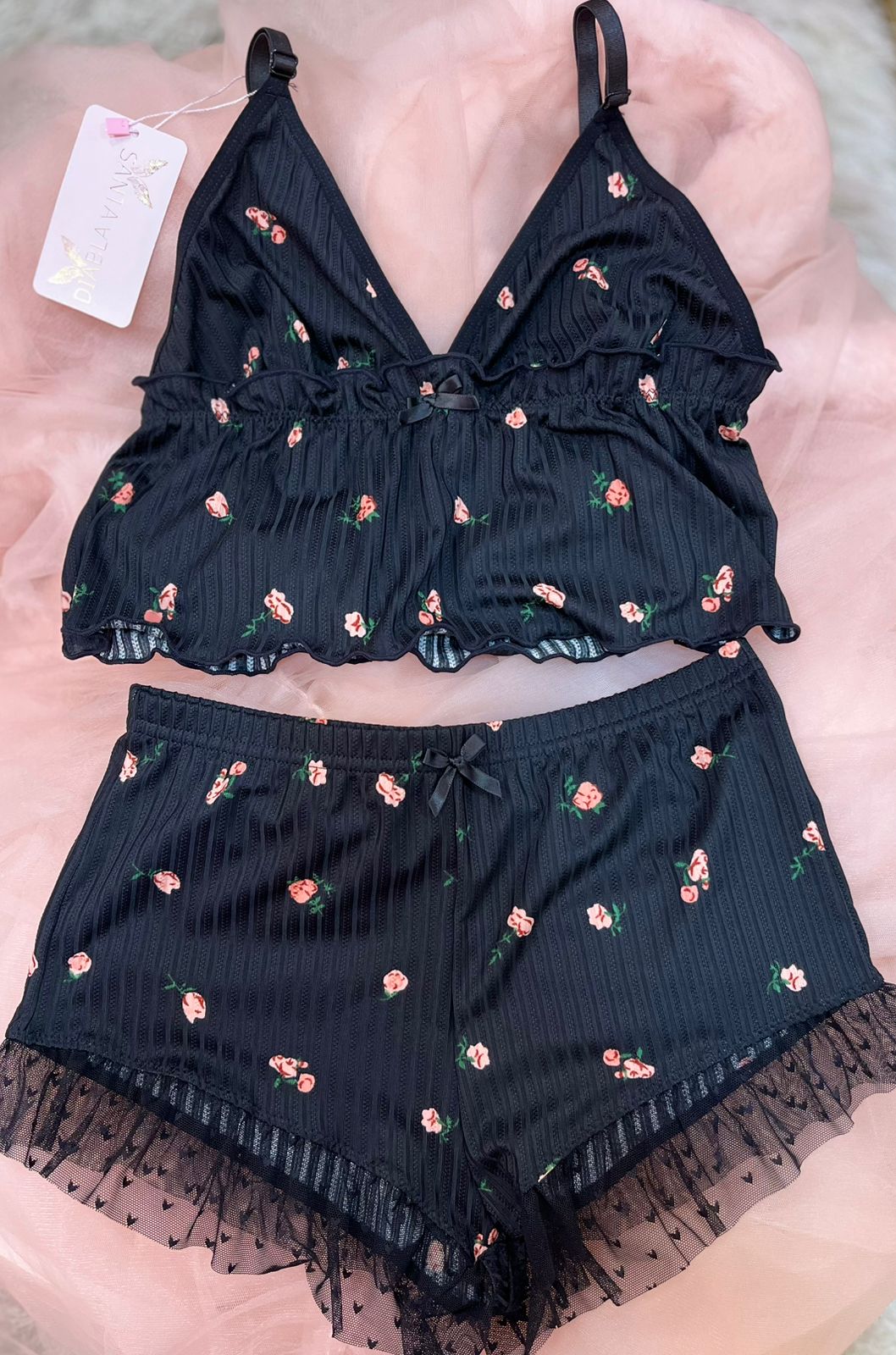 Flower Black Sleep