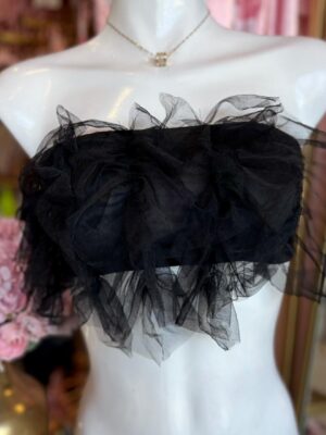 Top Tul Negro