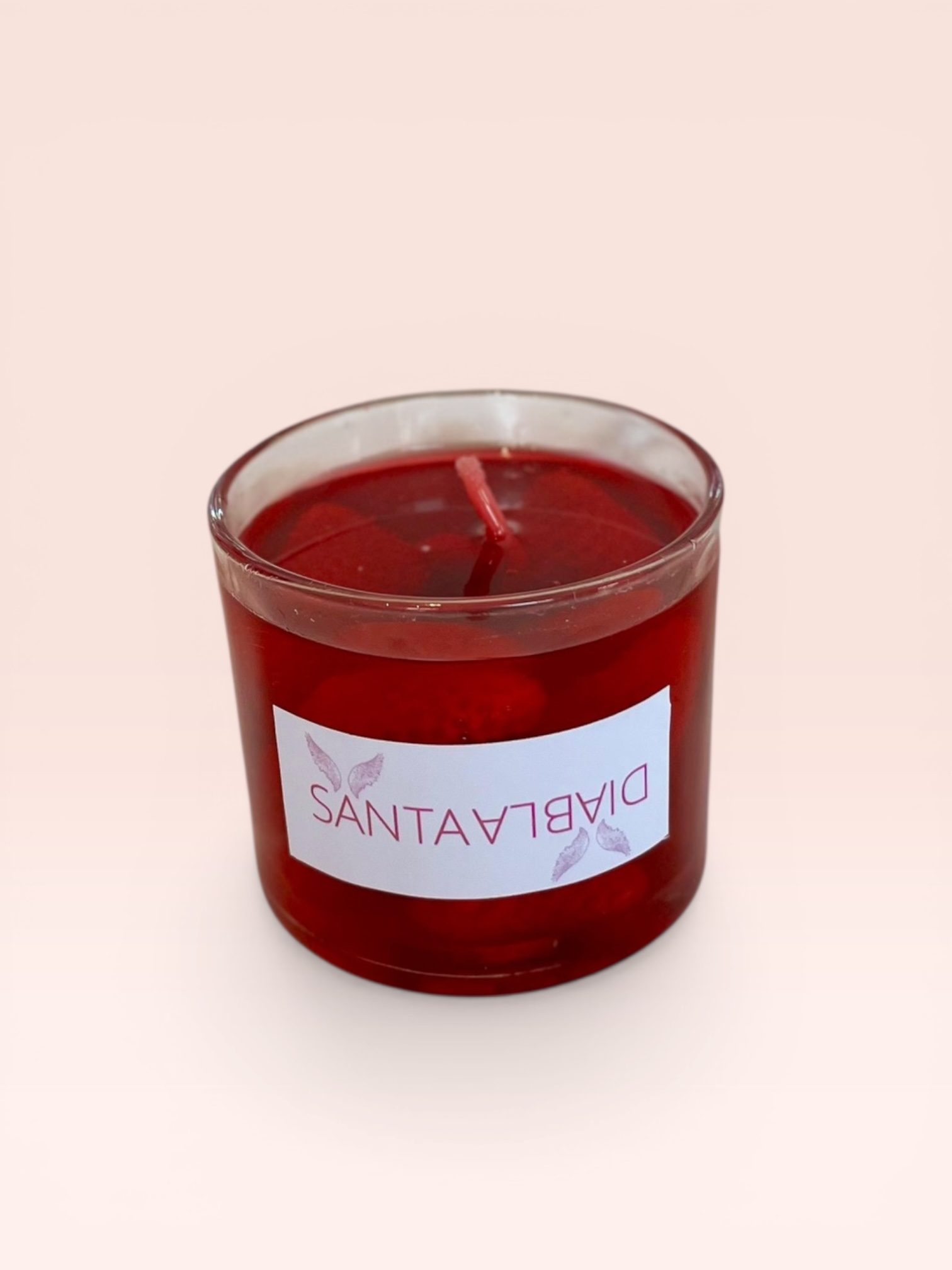 Vela Aromática Fresas Incrustadas