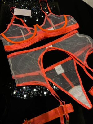 Transparencia naranja neón