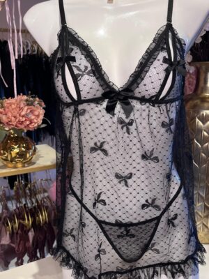 Moñitos Black Babydoll