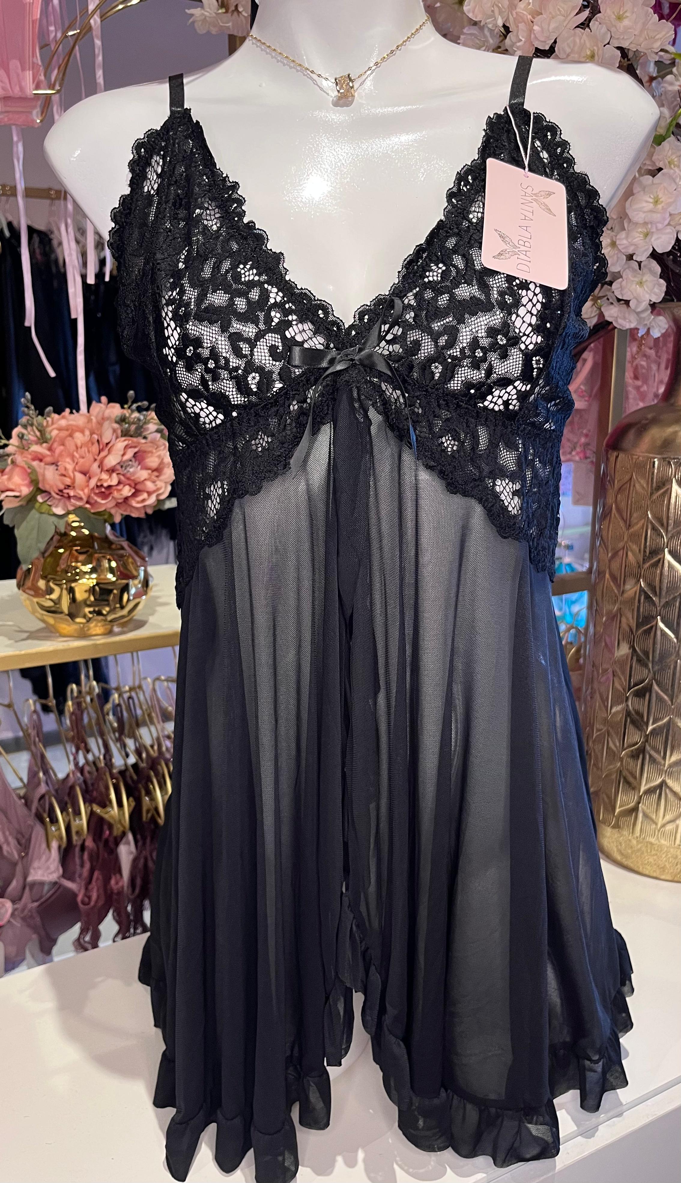 Galia Babydoll Black