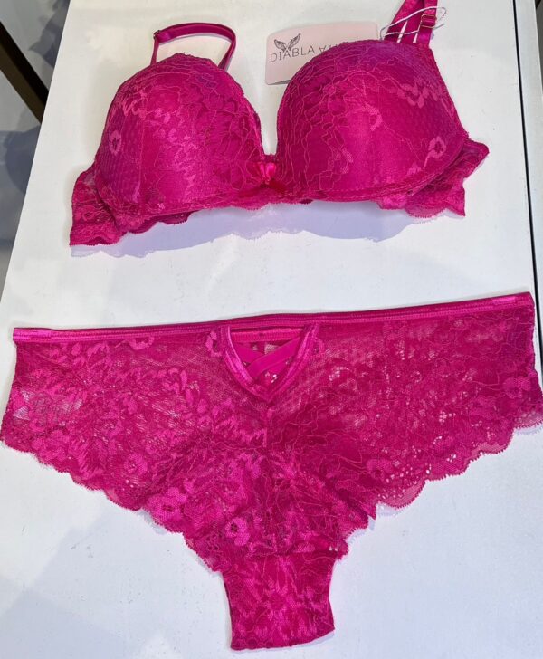 Fuxia Bra Set