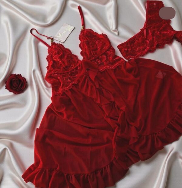 February Sexy Red Babydoll