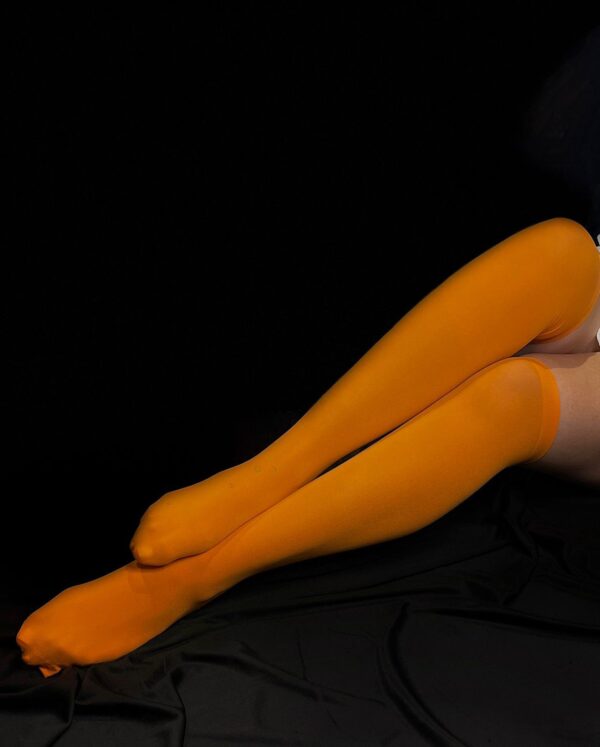 Medias Lisas Naranja